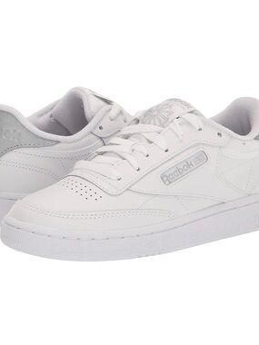 Reebok White Low-Top Leather Sneakers